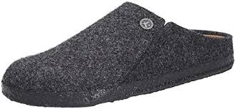 BIRKENSTOCK Herrtofflor i grå ullfilt