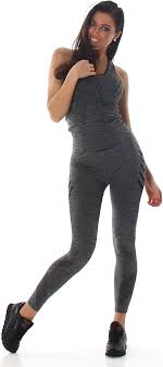 Tvådelad Damset: Linne och Sportleggings